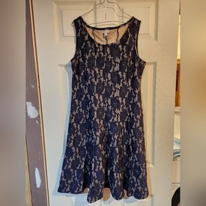 Navy Lace dress 12